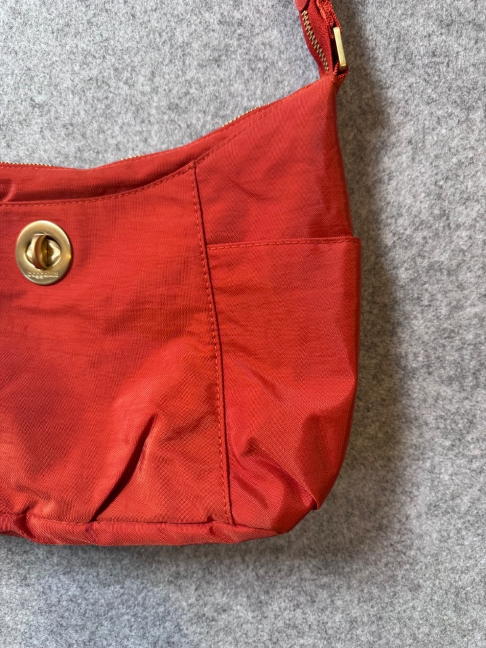 🧡 Baggallini Orange Crossbody Organizer Bag Lightweight Travel Purse - Picture 6 of 14